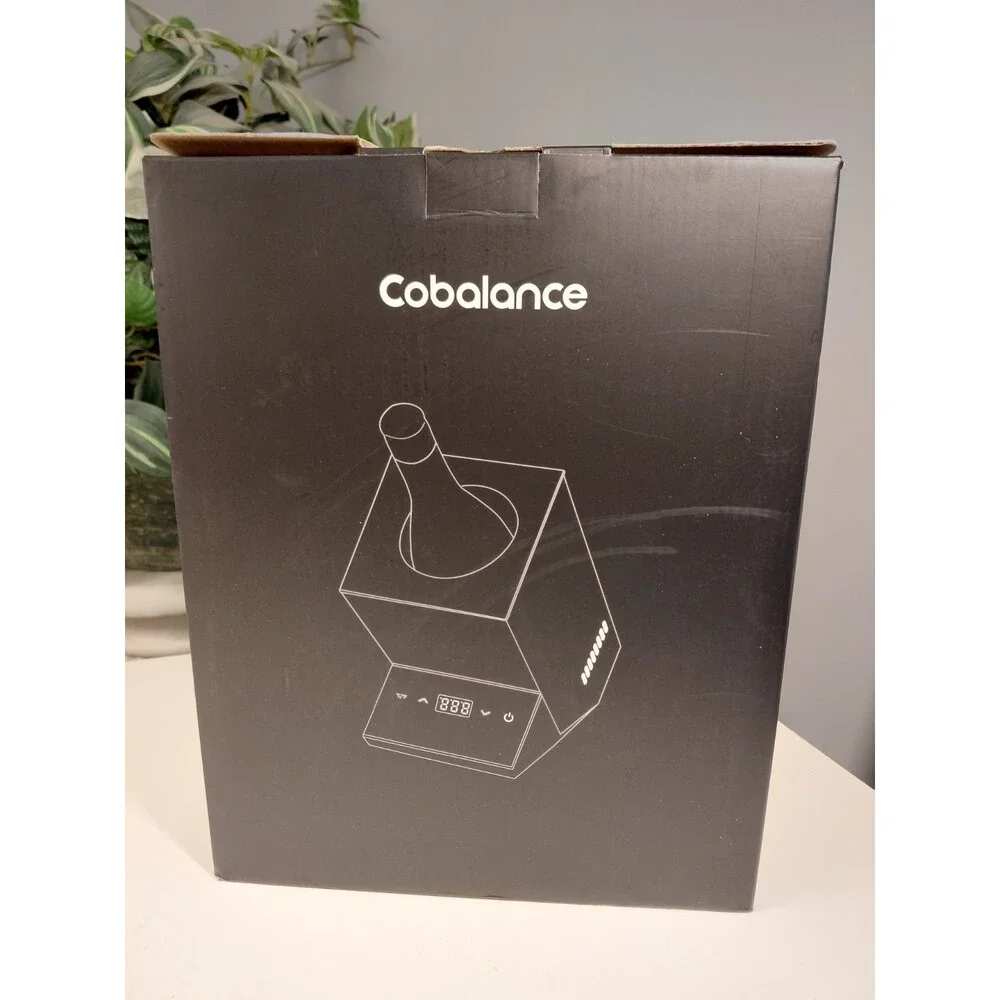 NIB Cobalance Electric Wine Chiller Stainless Steel fits 750 ML Bottles